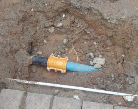 港口水管漏水检测的情况